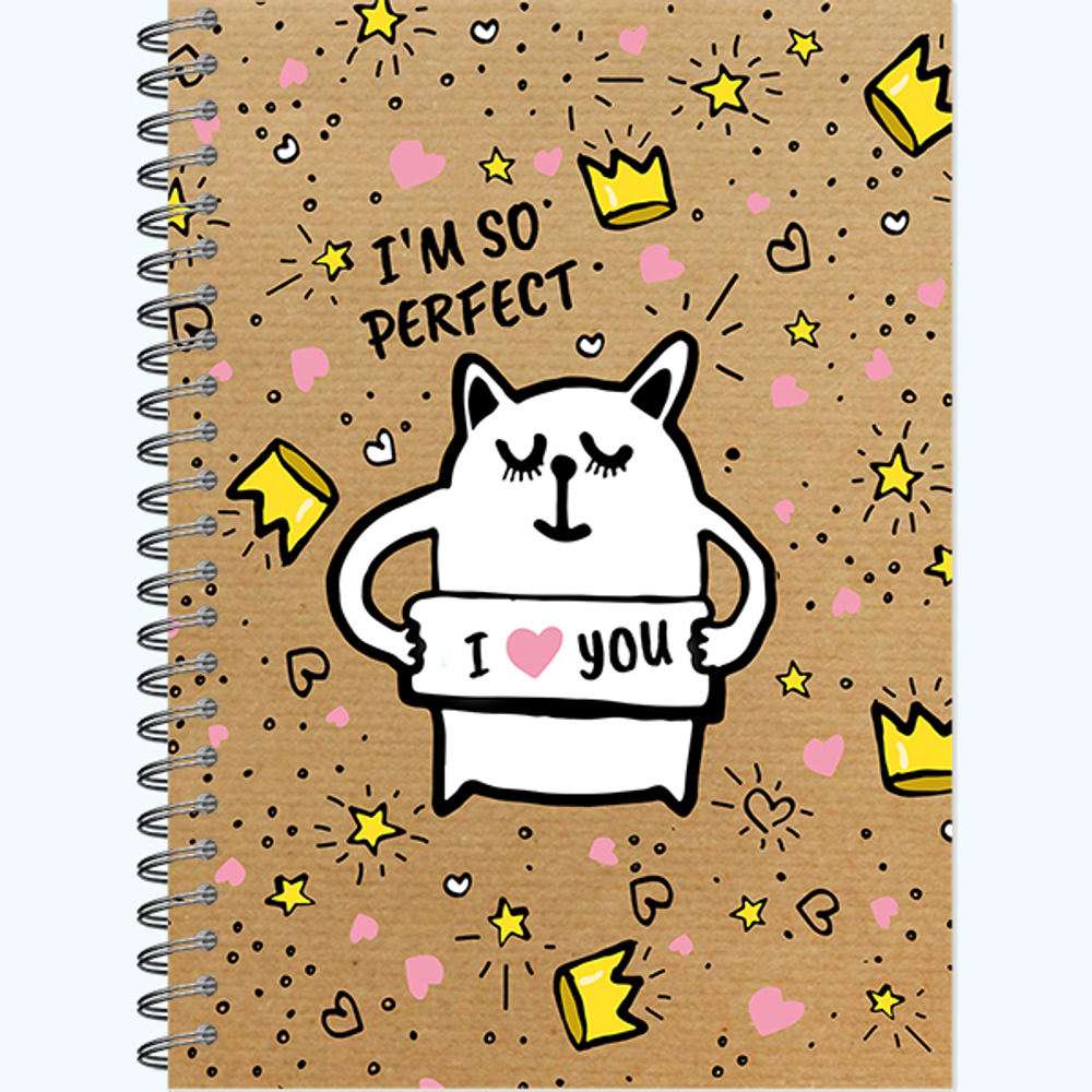 Блокнот-скетчбук SKETCHBOOK А5 с жесткой обложкой 60л. "Funny Doodle"