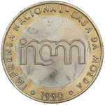 ПОРТУГАЛИЯ, 1990, 200 ESCUDOS [ПРОБНАЯ МОНЕТА (ENSAIO)] [БИМЕТАЛЛ]