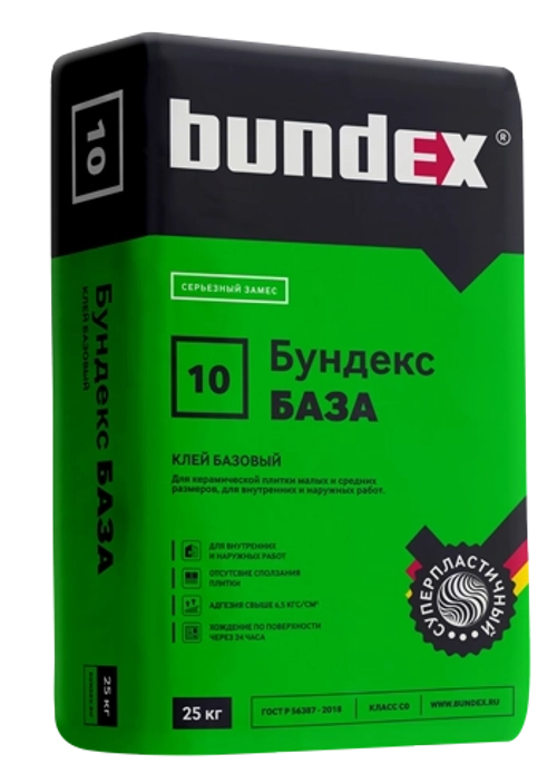 Клей плиточный "Бундекс База", 25 кг