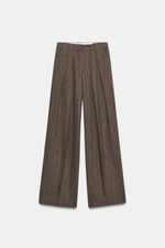 БРЮКИ В ЕЛОЧКУ В ПОЛОСКУ — ZW COLLECTION — ZARA