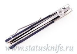Нож Chuck Gedraitis Small Marauder CPM154 CF Blue 2014фотография - 8