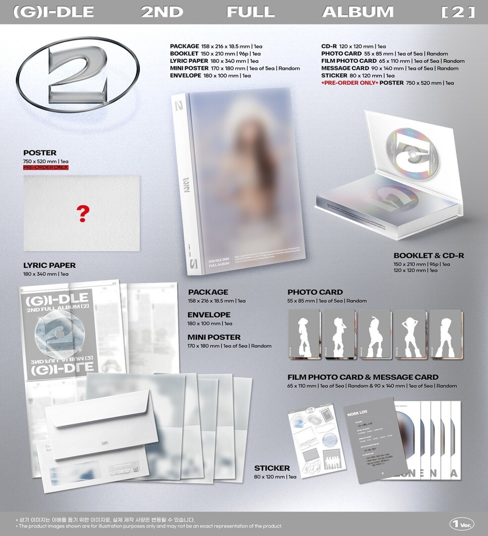 (G)I-DLE - 2nd Full Album [2] (2 ver. (чёрная))