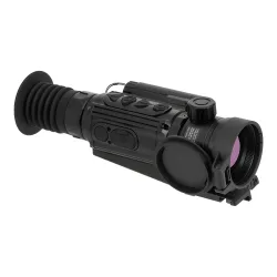 Тепловизионный прицел Sytong XM06-50LRF / Сайтонг ИКС М06 50 ЛРФ (с дальномером) - правая сторона, объектив открыт