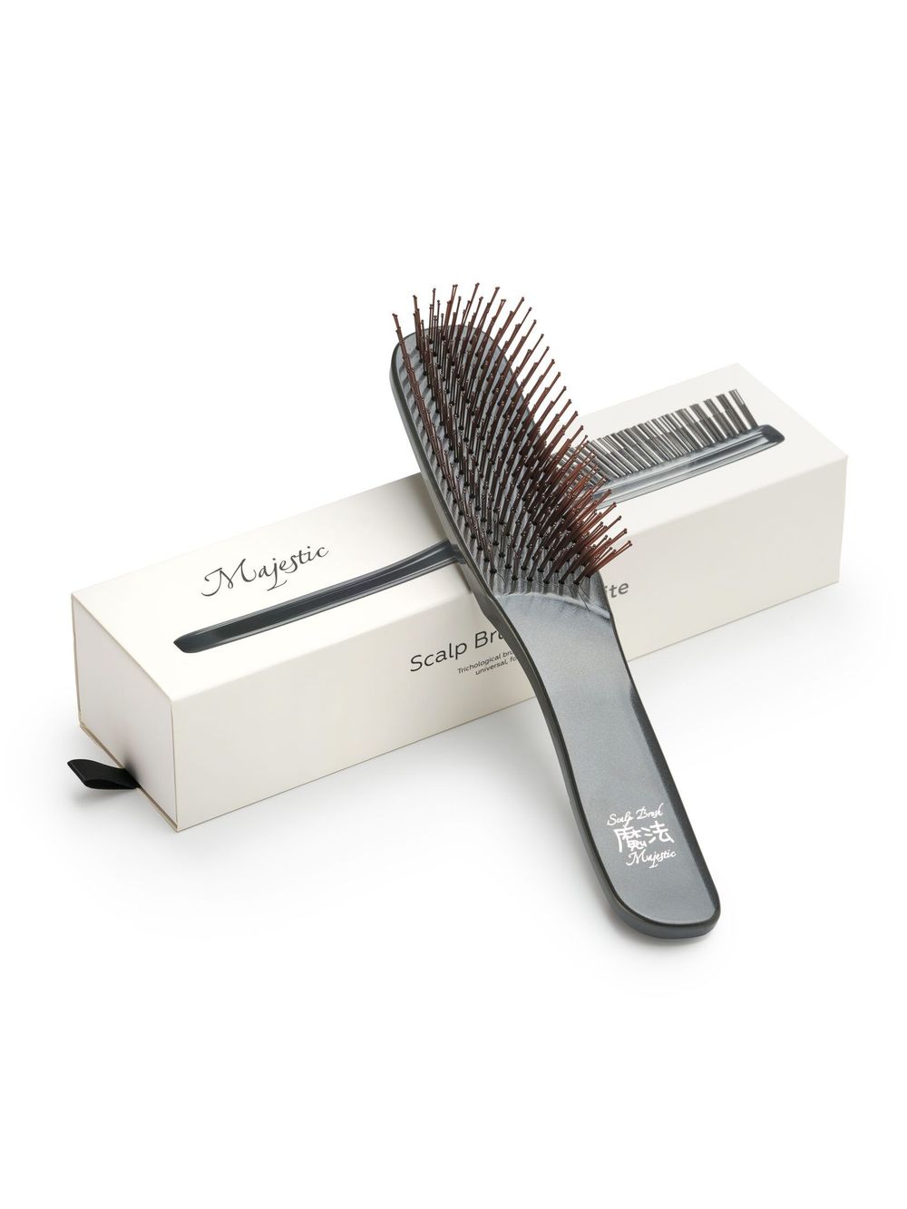 Расческа Majestic Scalp Brush графит