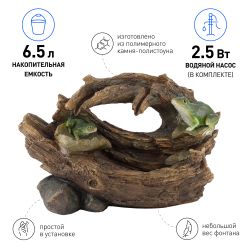 GA-03446 GREEN APPLE Уличный фонтан Лягушки высота 39см | Фонтаны Green Apple
