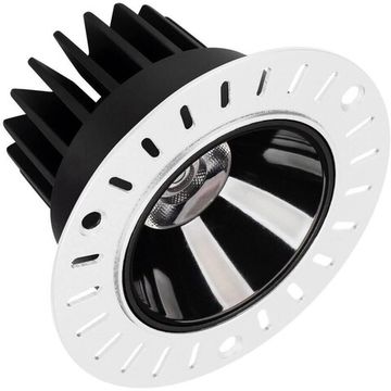 Светильник встраиваемый 12W 3000K 036105 белый/черный MS-ATLAS-TRIMLESS-R70-12W Warm3000 Arlight