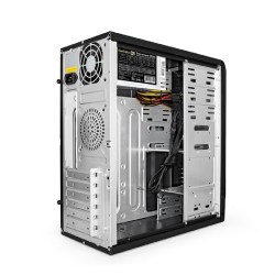 Корпус для компьютера Exegate EX261451RUS Корпус Miditower CP-601 Black, ATX, , 2*USB, Audio