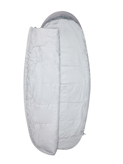 Спальный мешок Naturehike PS400LITE, серый (CNK2350WS026), молния слева