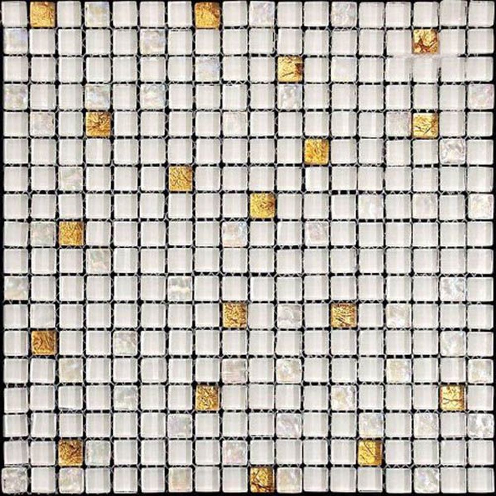 Мозаика Glass&amp;Stone 4PST-028 микс стеклянная (15x15)