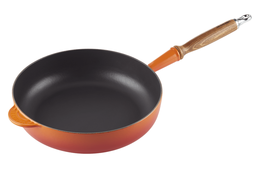 Чугунная сковорода Le Creuset, Коричневая - 7