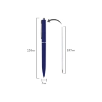 Ручка авт. BRAUBERG X17 BLUE, СИНЯЯ, корпус синий, стандартный узел 0,7 мм, линия письма 0,5 мм, 144157