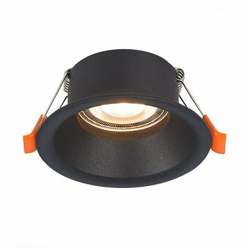 Встраиваемый светильник 1*GU10 ST201.408.01 чёрный Nobarra ST-Luce