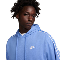 Мужской теннисный костюм Nike Club Fleece Casual Hoodie Track - небесный