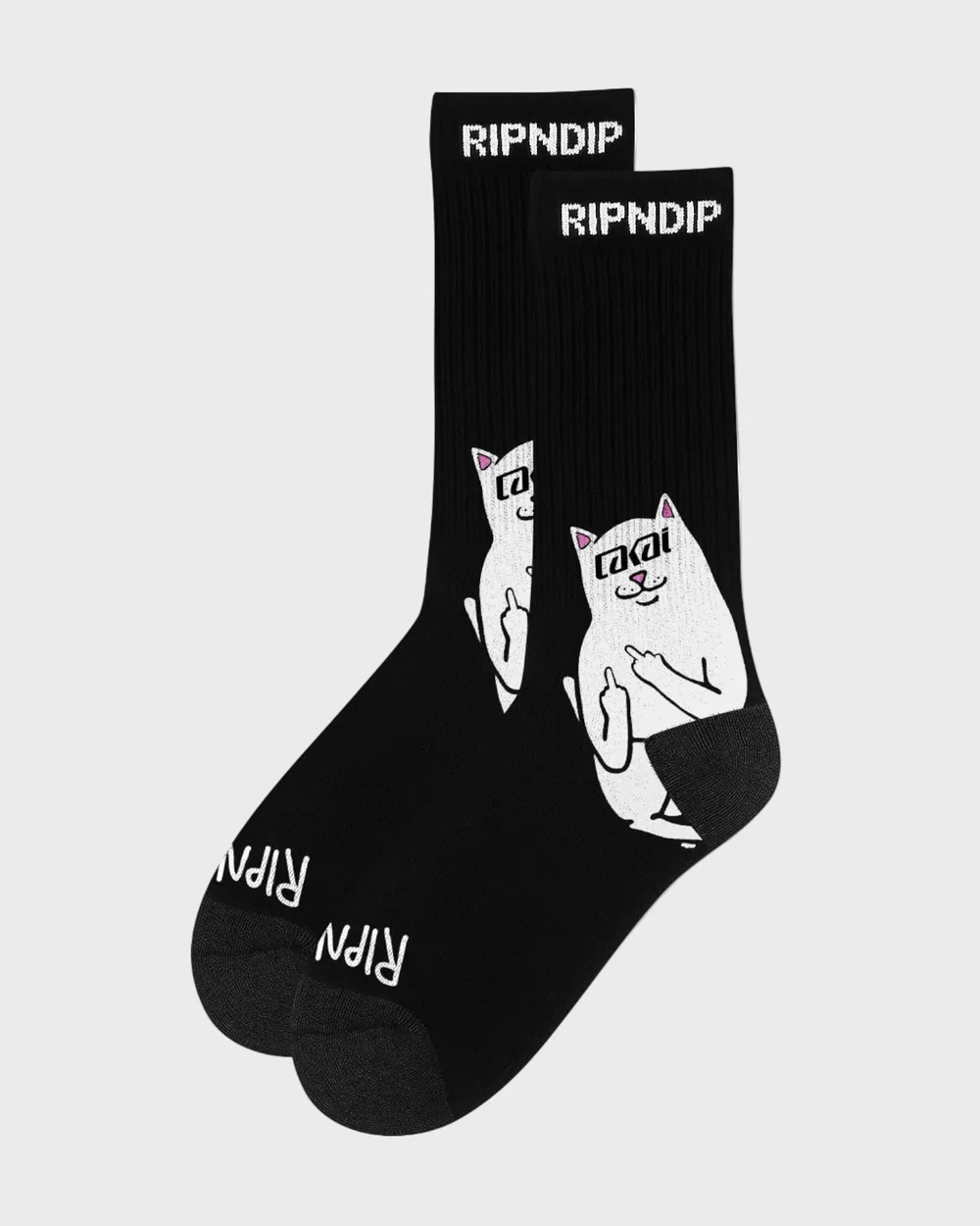 Носки RIPNDIP X LAKAI LORD NERM SOCKS PACK BLACK / WHITE - 2 пары