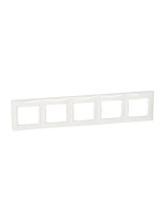 Рамка 5 поста Legrand Valena Classic белый 774455