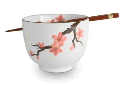 Mensa Home Миска для собы 13x10 см + палочки для еды Sakura EAN 00819756