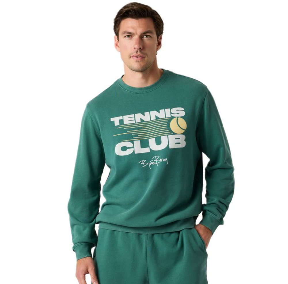Мужская теннисная толстовка Bj_rn Borg Classic Print - mallard green