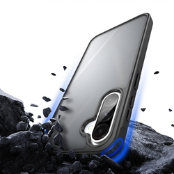 Прозрачный матовый чехол с черными рамками от Dux Ducis для Samsung Galaxy A36 5G и Galaxy A56 5G, серия Yind Series Case