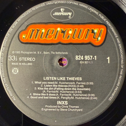 Виниловая пластинка INXS - Listen Like Thieves LP