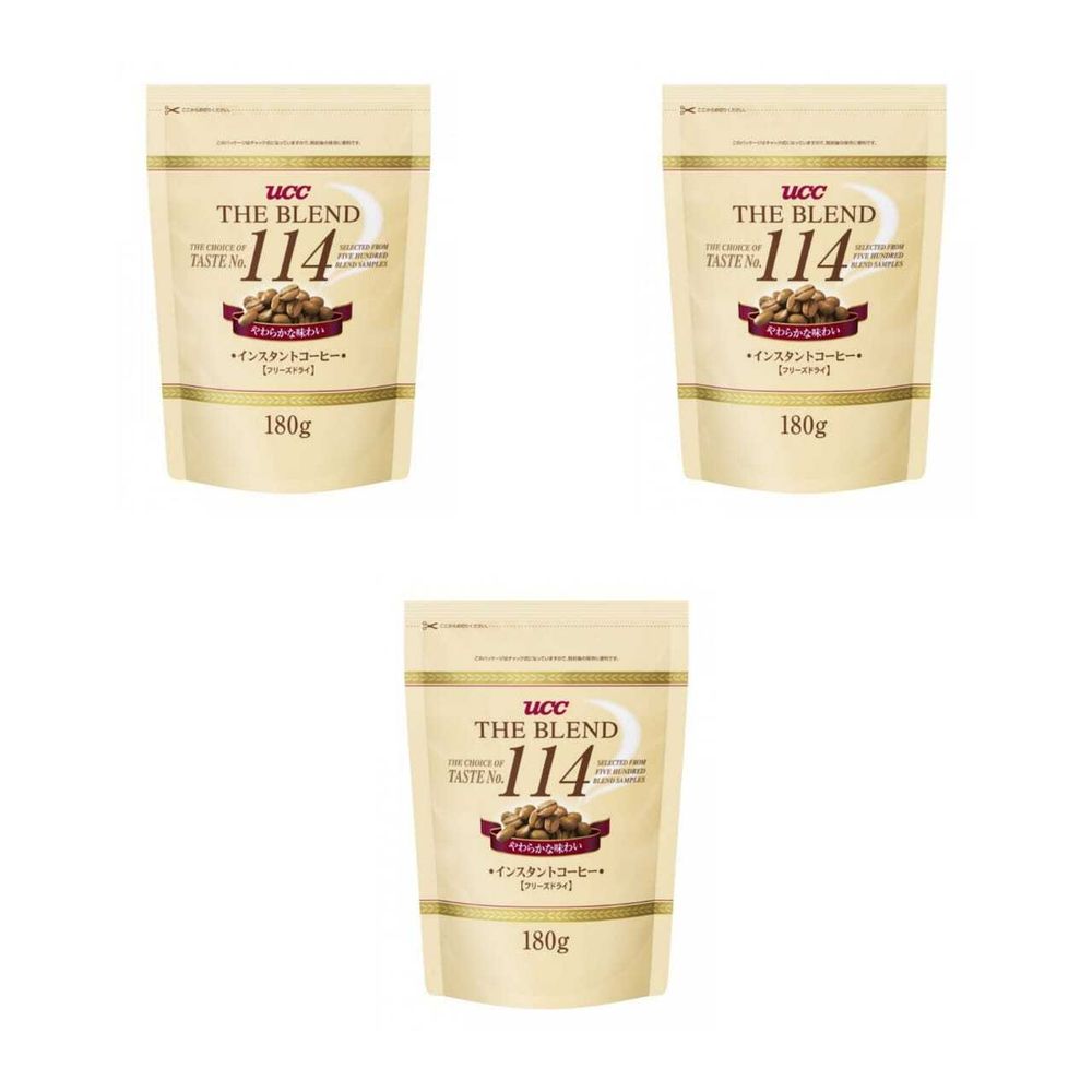 Кофе растворимый UCC The Blend Коллекция 114, 180 г, 3 шт