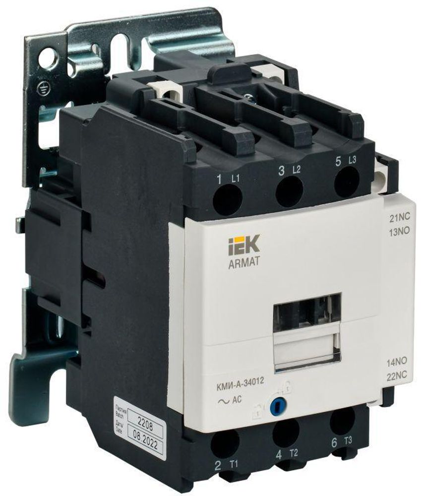 Контактор КМИ-А-34012 LC1D 40А кат. 48В AC 1НО+1НЗ AC-3 IEK AR-ACC-31-040-048-11