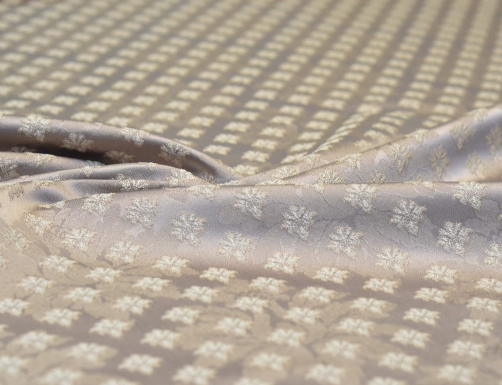 Жаккард Lace romb serebro (Лейс ромб серебро)