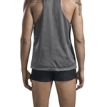 Черно-серая двусторонняя мужская майка Fit Tank-top (Размер: L) (Цвет: разноцветный)
