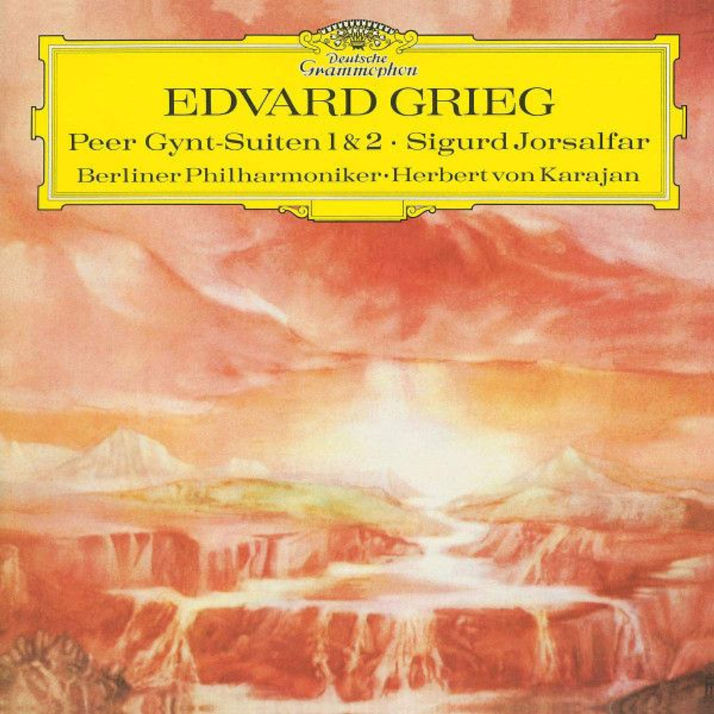 Edvard Grieg, Berliner Philharmoniker, Herbert von Karajan — Peer Gynt-Suiten 1 & 2 Sigurd Jorsalfar (LP)