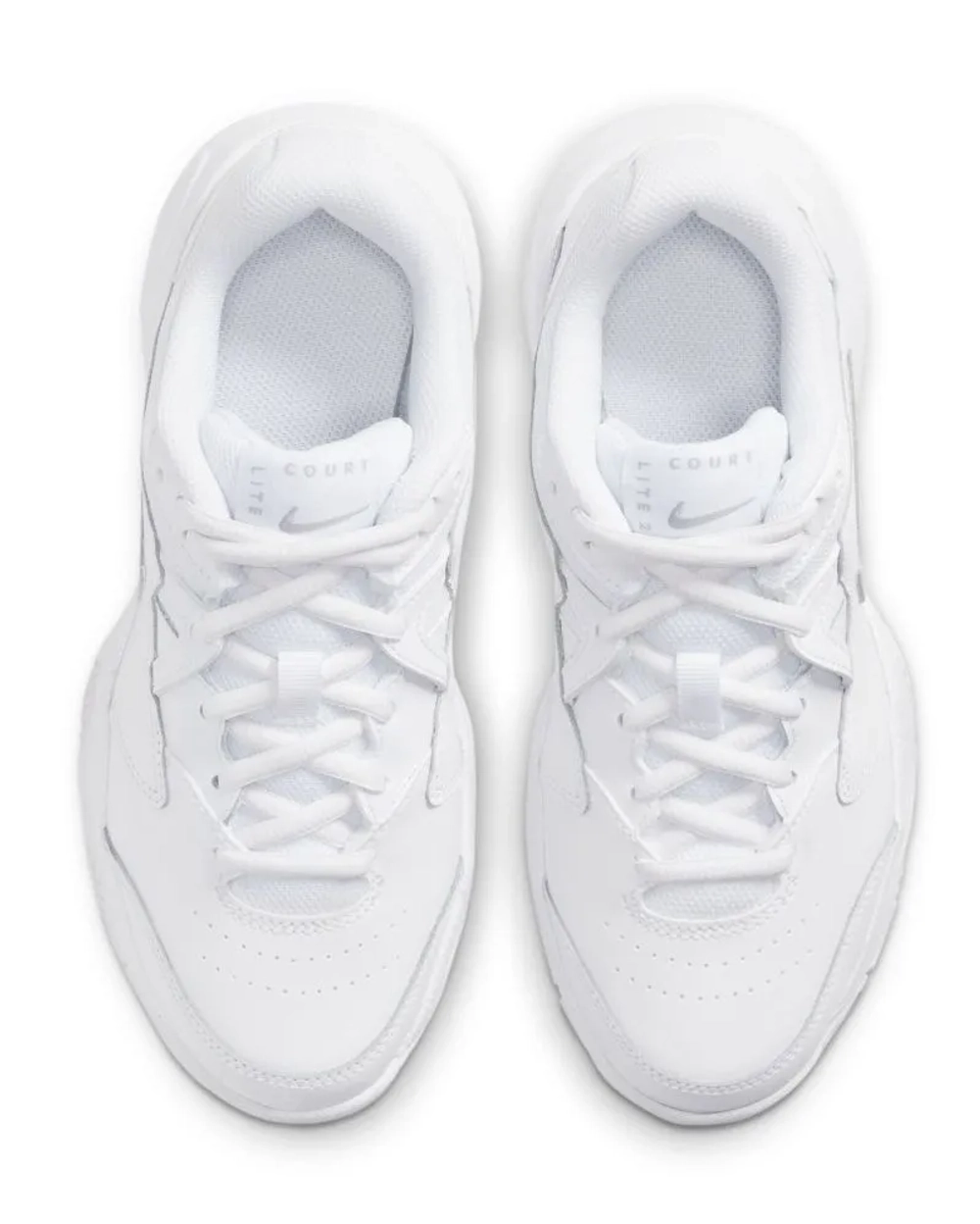 Детские теннисные кроссовки Nike Jr Court Lite 2 - white/metallic silver