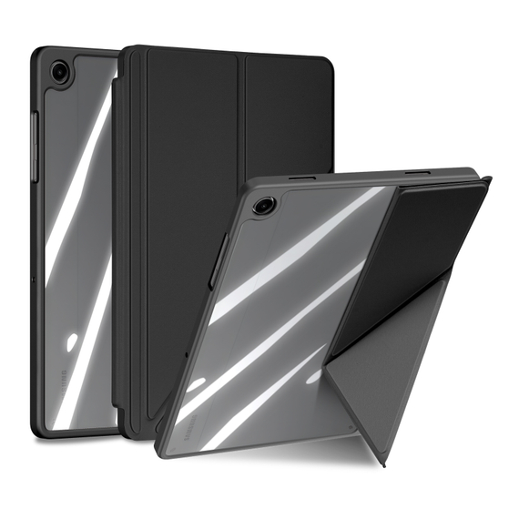 Чехол книжка черного цвета для планшета Samsung Galaxy Tab A9 Plus и Tab 11 Plus, серия Magi Series от Dux Ducis