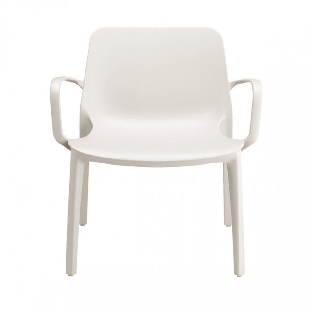 Кресло пластиковое Scab Design Ginevra Lounge, лен