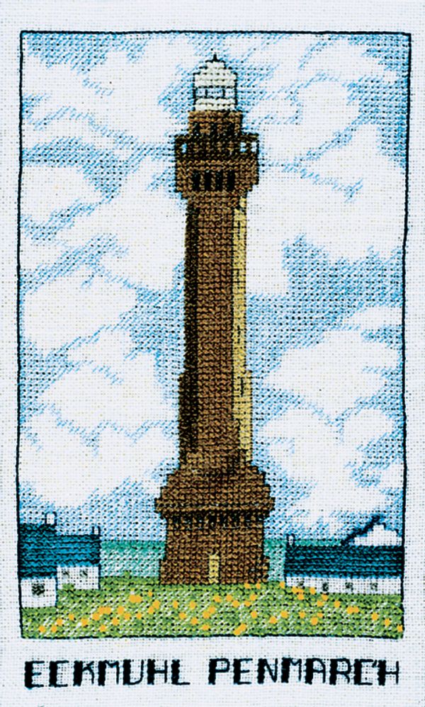 Набор для вышивания нитками Le Bonheur des Dames, Phare Eckmuhl Penmarc'H (Маяк Экмюль Пенмарк), 10,5х17,5 см