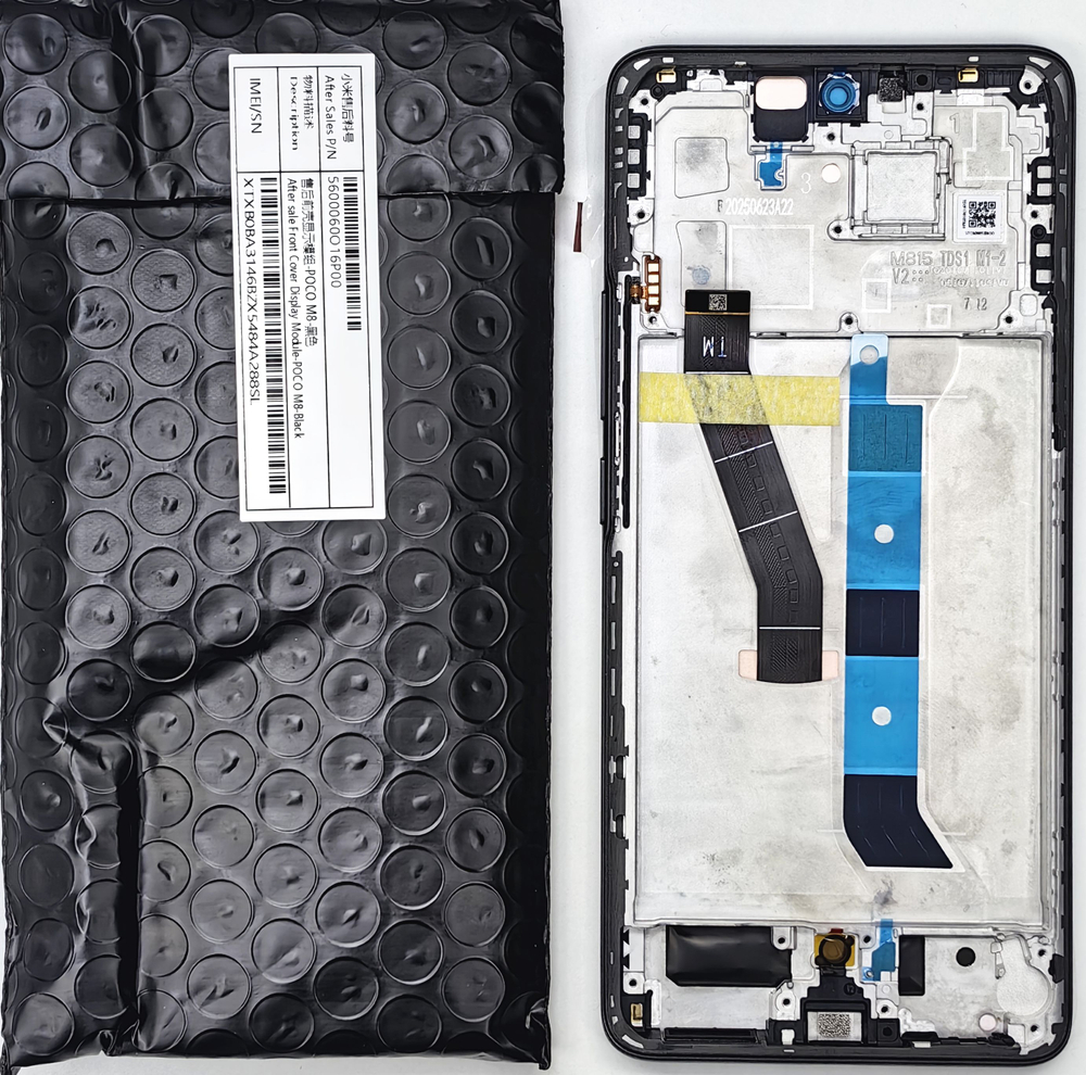 Дисплей Xiaomi Poco M8 5G с черной рамкой OR100 SP