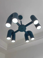 Pendant design lamp Cirkus by AGO Lighting (4 lampshade /Blue)