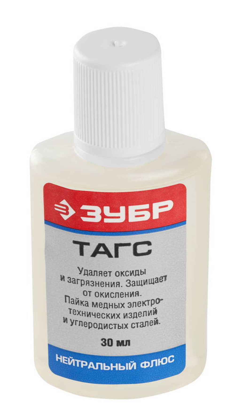 ЗУБР 30 мл, нейтральный флюс, тагс (55479-030)