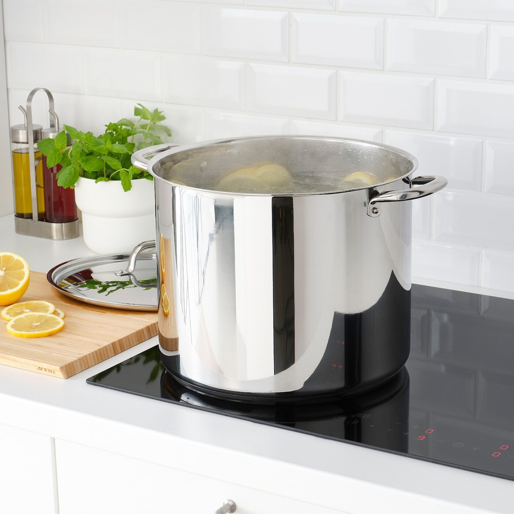 IKEA 365+ Кастрюля с крышкой, нержавеющая сталь, 15,0 л