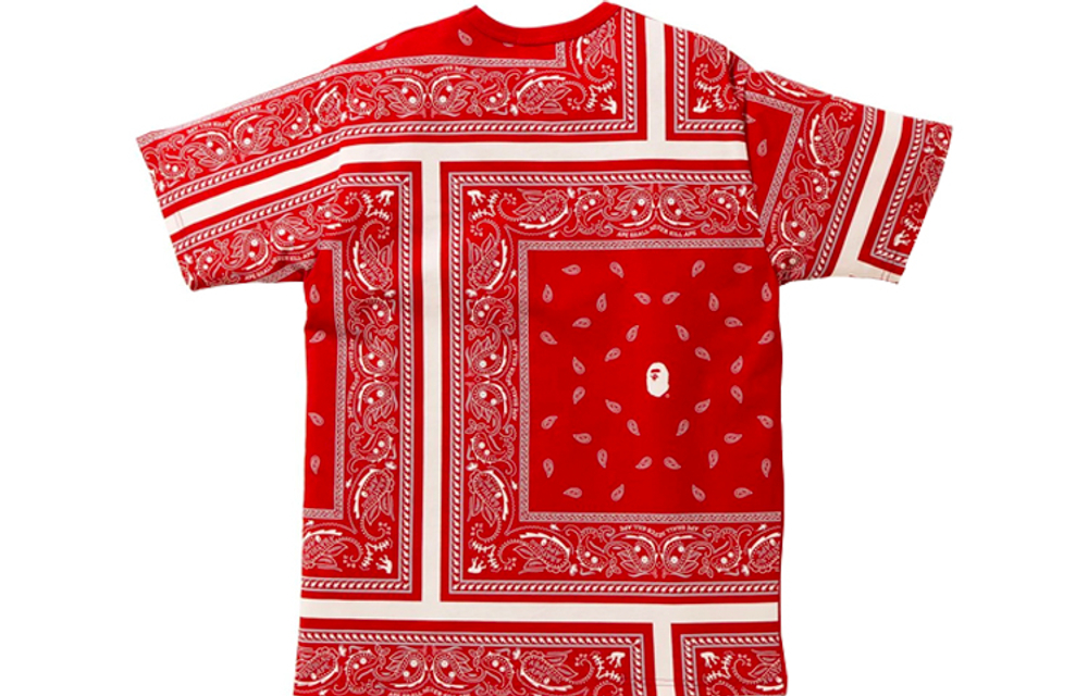 A Bathing Ape Bandana красный