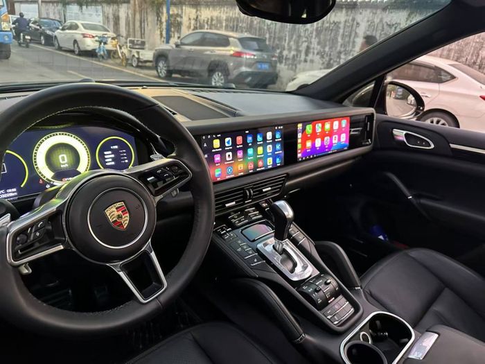 Магнитола для Porsche Cayenne 958 2014-2016 3.0 - RDL монитор 12.3" на Android 13, Быстрая, CarPlay, 4G SIM-слот