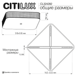 Citilux Портал CL324282 Люстра хрустальная Золото