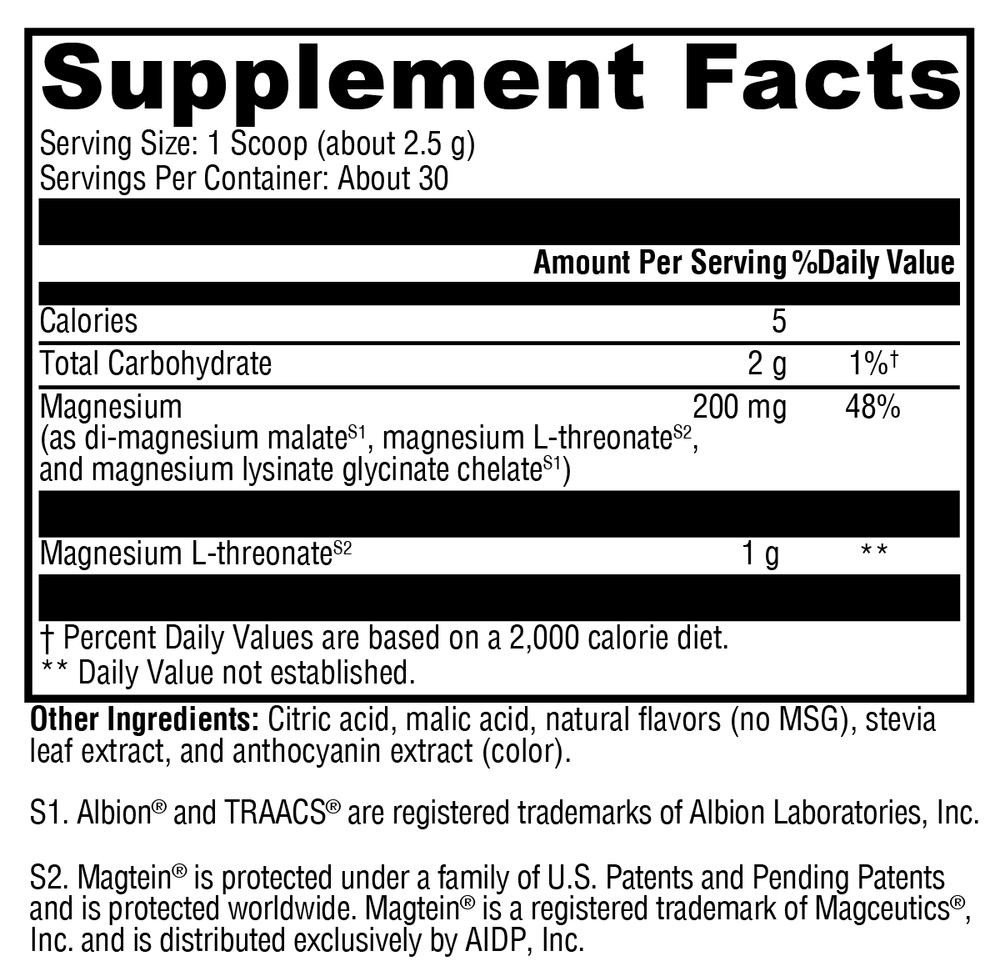 OptiMag® Neuro Mixed Berry 30 Servings