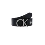 кожаный ремень logo Calvin Klein - черный(K60K602141)