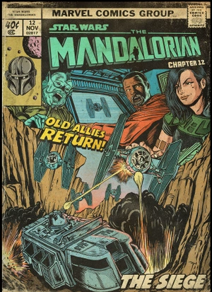 Постер «Star Wars: Mandalorian. Chapter 12 «The Siege»