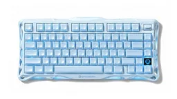 GravaStar Mercury K1 Ice Blue — вид сверху, боковые английские обозначения