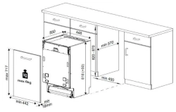 Встраиваемая посудомоечная машина Beko DIS26012