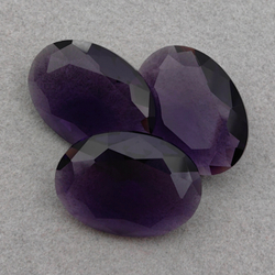 Овал из ювелирного стекла, Dark Purple