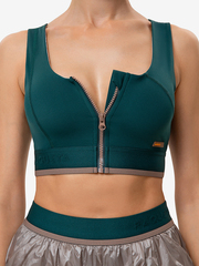 Топ Zip RAQUETA Sport, изумрудный, молния спереди