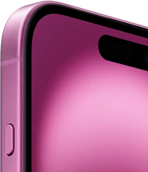 Смартфон Apple iPhone 16 128 ГБ Розовый (nano SIM+eSIM) Pink