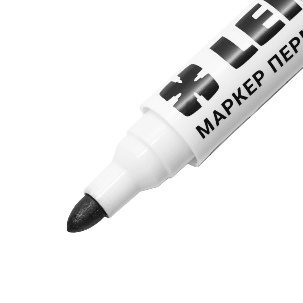 Маркер перманентный LEKON LOGISTIC 10/100/1200 Черный 3мм