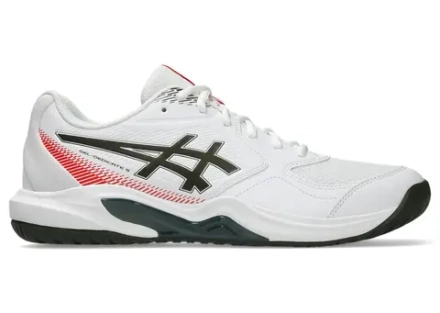 Мужские теннисные кроссовки Asics Gel-Dedicate 9 - white/vintage khaki