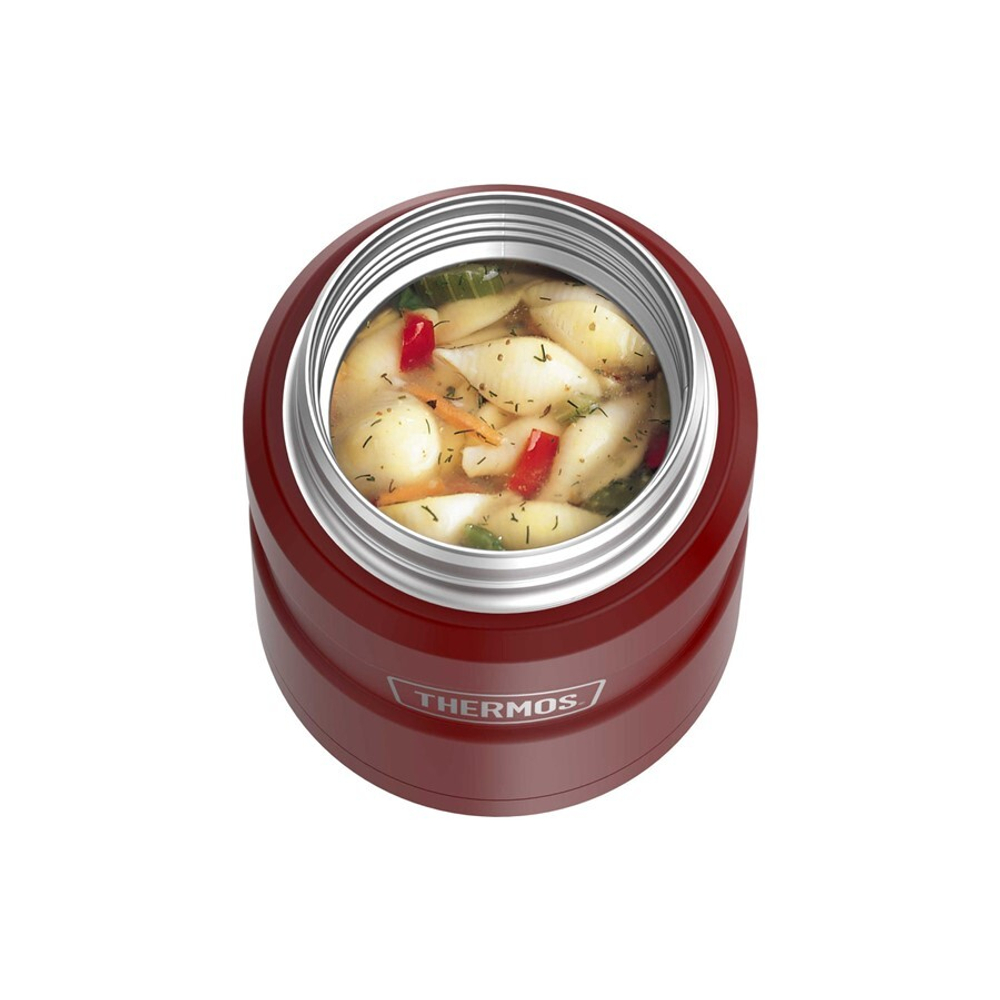 Термос для еды Thermos с ложкой SK3000 MRR (0,47 литра), красный